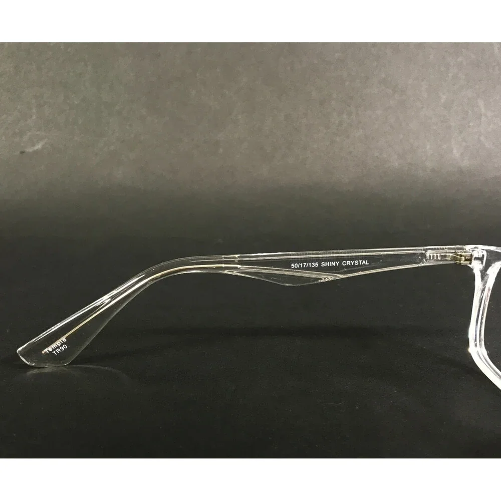 Enhance Eyeglasses Frames 4200 SHINY CRYSTAL Rectangle Full Rim 50-17-135